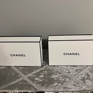 2 Chanel boxes